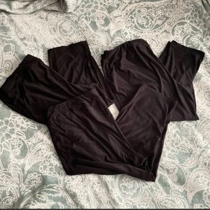Terra & Sky Black Capri Leggings 1X -
Lot of 3